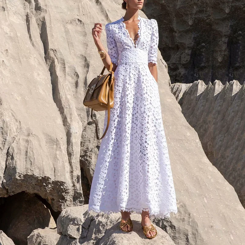 Floral print maxi dresses for summer garden parties Floral print maxi dresses for summer garden parties Hollow Out Deep V-Neck Maxi Dress Floral print maxi dresses for summer garden parties Floral print maxi dresses for summer garden parties Hollow Out Deep V-Neck Maxi Dress