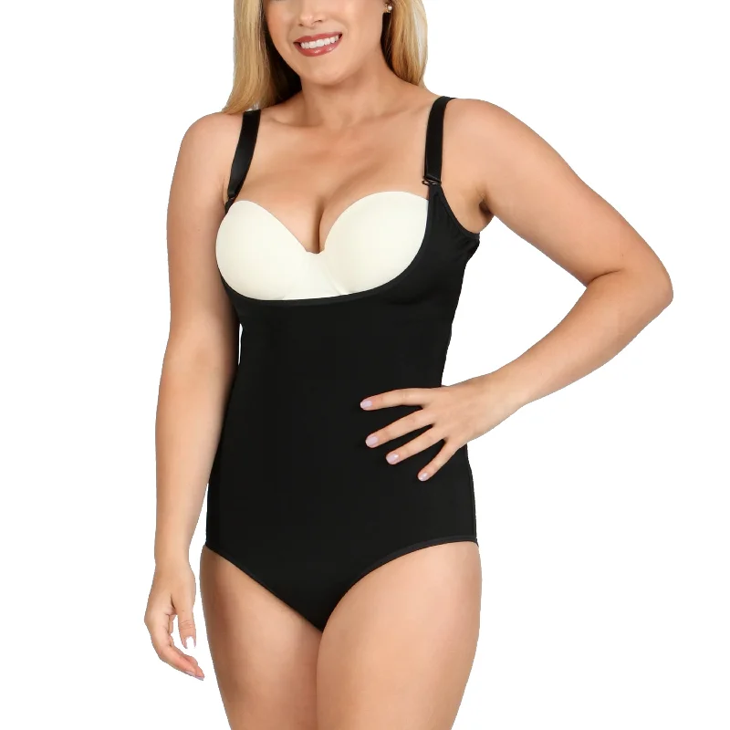 Seamless Bodysuits for a Smooth Underwear LookInstantFigure Undersbust Brief with adj Bra Straps WBBS009 Seamless Bodysuits for a Smooth Underwear LookInstantFigure Undersbust Brief with adj Bra Straps WBBS009
