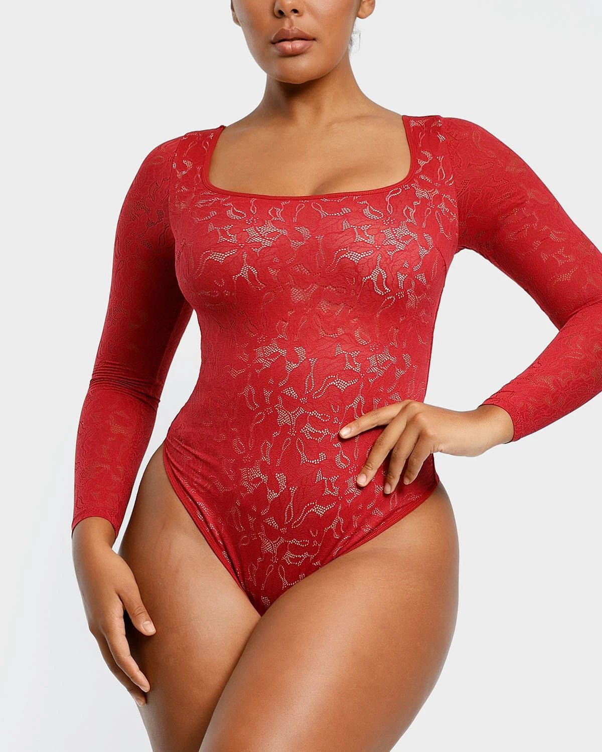 Seamless Bodysuits for a Smooth Underwear LookLace Glamour Leavy Florals Long Sleeve Bodysuit Seamless Bodysuits for a Smooth Underwear LookLace Glamour Leavy Florals Long Sleeve Bodysuit