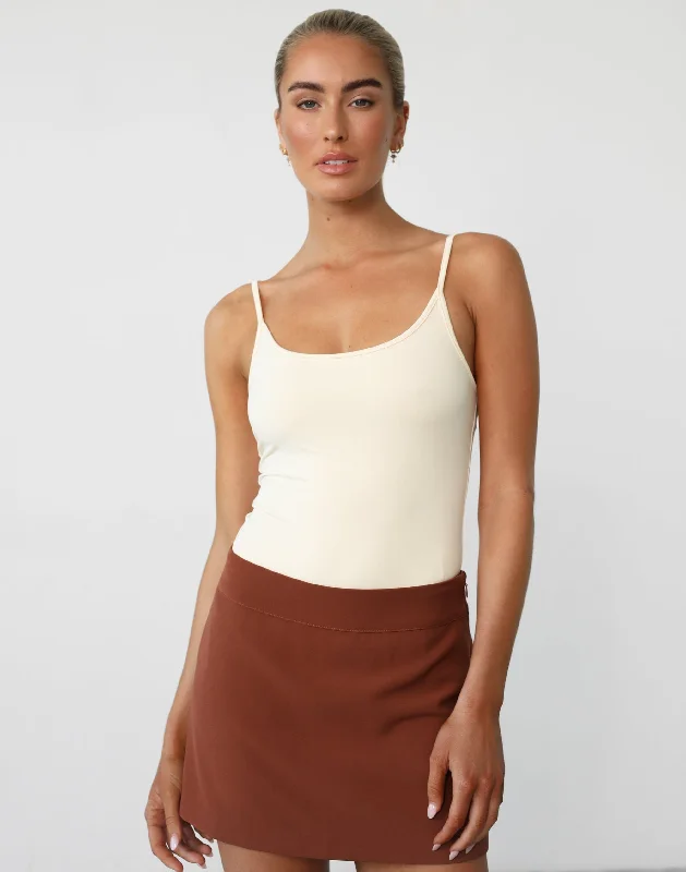 Sheer Bodysuits for a Seductive and Alluring OutfitLeia Bodysuit (Cream)