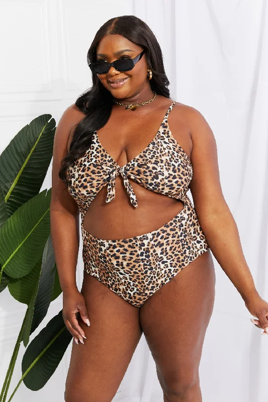 Plus Size Women's Button - Down One - Pieces in Light Blue for a Casual and Comfortable Day OutMarina West Swim Lost At Sea Cutout One-Piece Swimsuit Plus Size Women's Button - Down One - Pieces in Light Blue for a Casual and Comfortable Day OutMarina West Swim Lost At Sea Cutout One-Piece Swimsuit