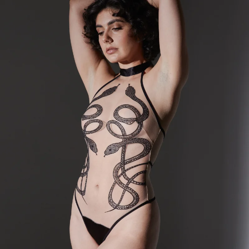 Ruffled Bodysuits with a Playful and Feminine TouchMedusa Bodysuit - Available in Multiple Nudes Ruffled Bodysuits with a Playful and Feminine TouchMedusa Bodysuit - Available in Multiple Nudes