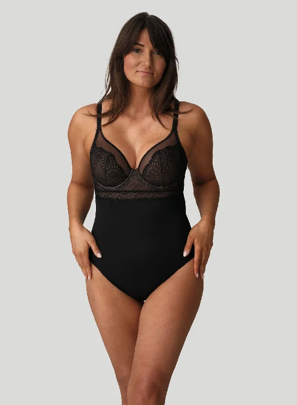 Maternity Bodysuits for Expecting Mothers' ComfortPrimaDonna: Sophora Bodysuit Black Maternity Bodysuits for Expecting Mothers' ComfortPrimaDonna: Sophora Bodysuit Black