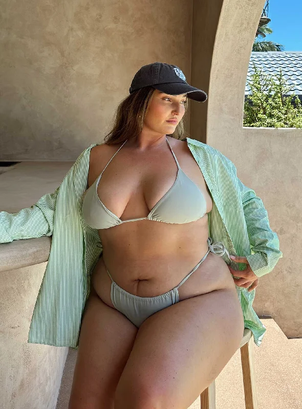 High - performance bikini with quick - drying fabric for active swimmersJenner Bikini Bottom Sage Curve High - performance bikini with quick - drying fabric for active swimmersJenner Bikini Bottom Sage Curve