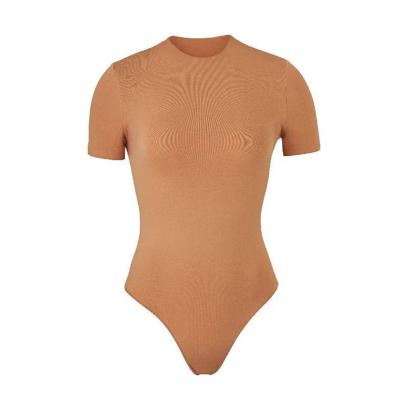 Maternity Bodysuits for Expecting Mothers' ComfortESSENTIAL T-SHIRT BODYSUIT | CAMEL Maternity Bodysuits for Expecting Mothers' ComfortESSENTIAL T-SHIRT BODYSUIT | CAMEL