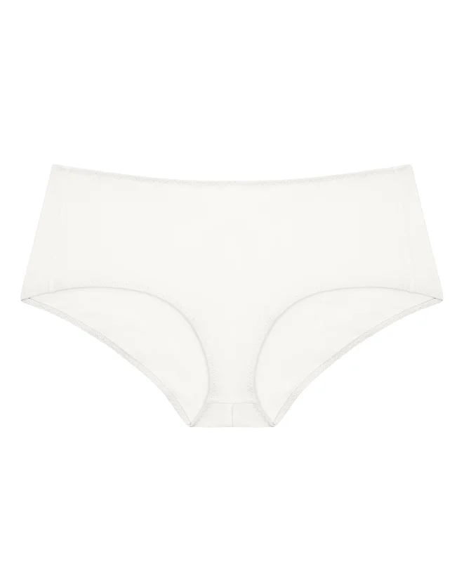 Lace - trimmed bikini for an elegant and romantic touchlow short bikini bottom