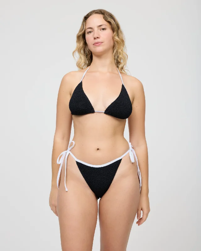 Women's Cut - Out One - Pieces in Black with Geometric Shapes for a Modern and Edgy StyleZera Tie Sides Two-Piece Women's Cut - Out One - Pieces in Black with Geometric Shapes for a Modern and Edgy StyleZera Tie Sides Two-Piece